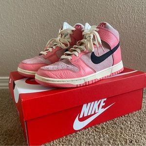 NIKE DUNK HIGH HOOPS PINK FOR WOMEN SIZE 8.5
